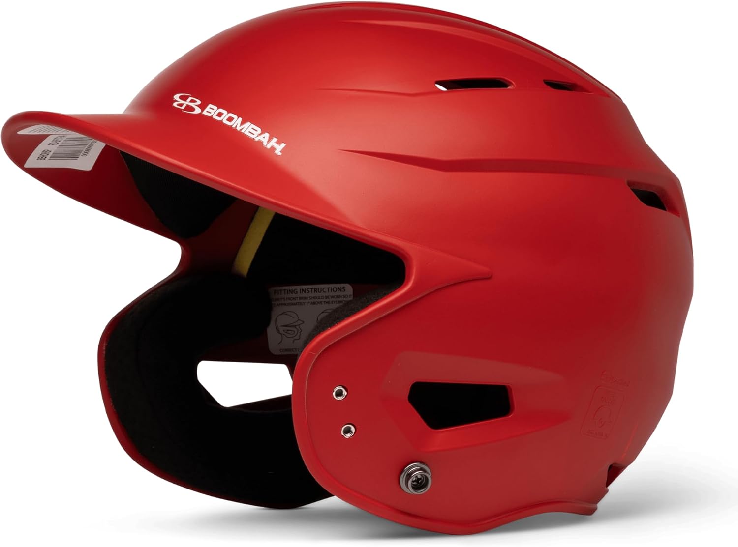 Boombah DEFCON Baseball/Softball Helmet Sleek Profile Matte Solid - Multiple Color Options - 2 Sizes