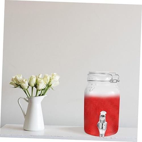 Miniatura 5 de Cabilock Vaso de jugo de vidrio grifo dispensador de bebidas de cocina Caño dispensador de latas de soda tarro Spigot botella grifo