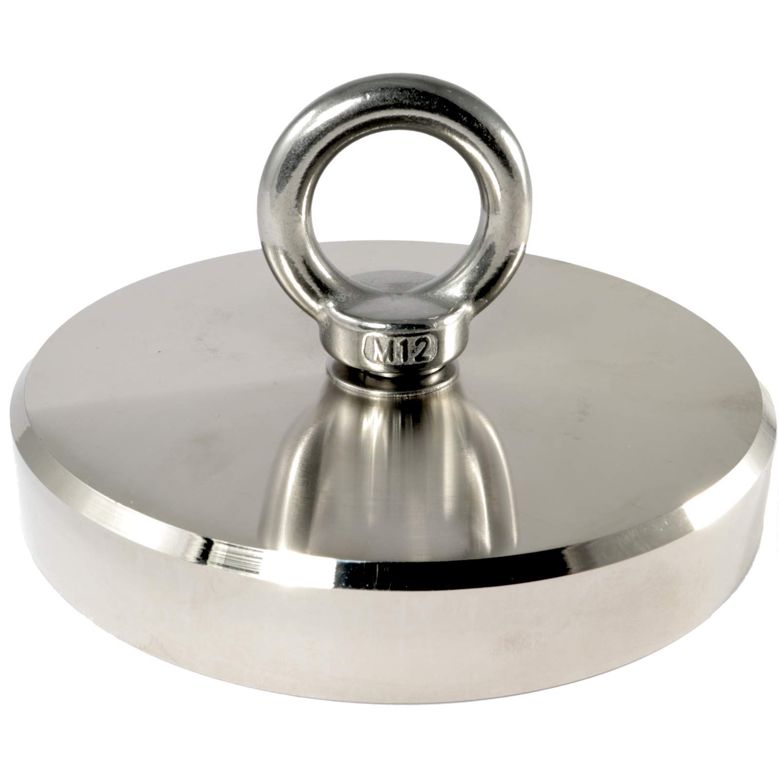 Magnes neodymowy do łowienia ryb – magnes neodymowy do łowienia ryb – 136 mm – siła ciągnąca 600 kg – magnes wędkarski – magnes do łowienia ryb – płaski chwytak do magnesu