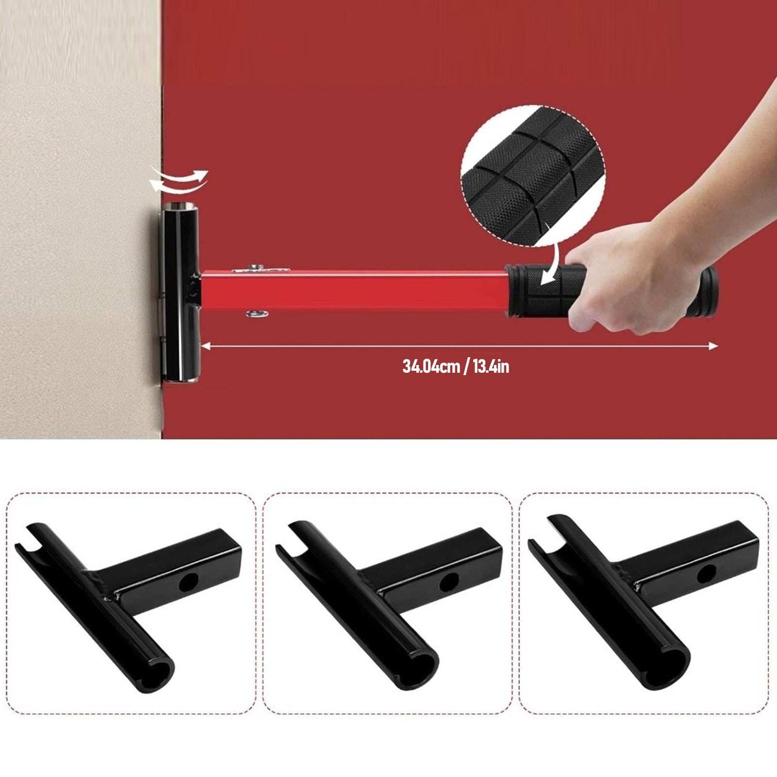 Fabater Door Hinge Adjustment Tool, 4 in 1 Heavy Duty Steel Hinge Gap Adjusting Wrench - Image 3