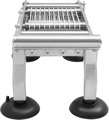 Miniatura 8 de Picador de frutas de verduras, cortador manual de 0.394 in de grosor, herramienta de corte de acero inoxidable con 4 ventosas para restaurantes,