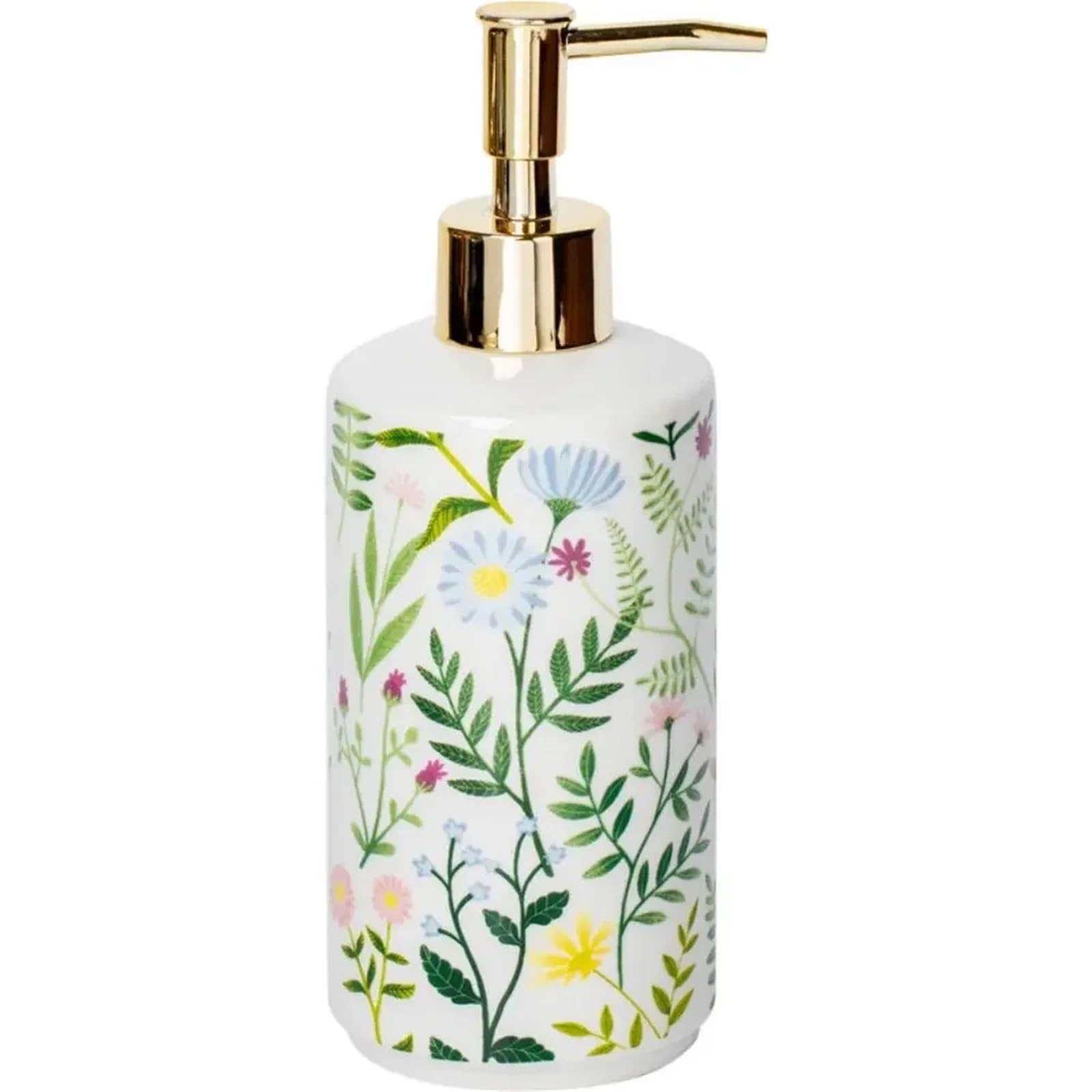 Ceramic Soap Dispenser, Soap Dispenser 430ml Ceramic Vintage Lotion Pump Bottle Bathroom White