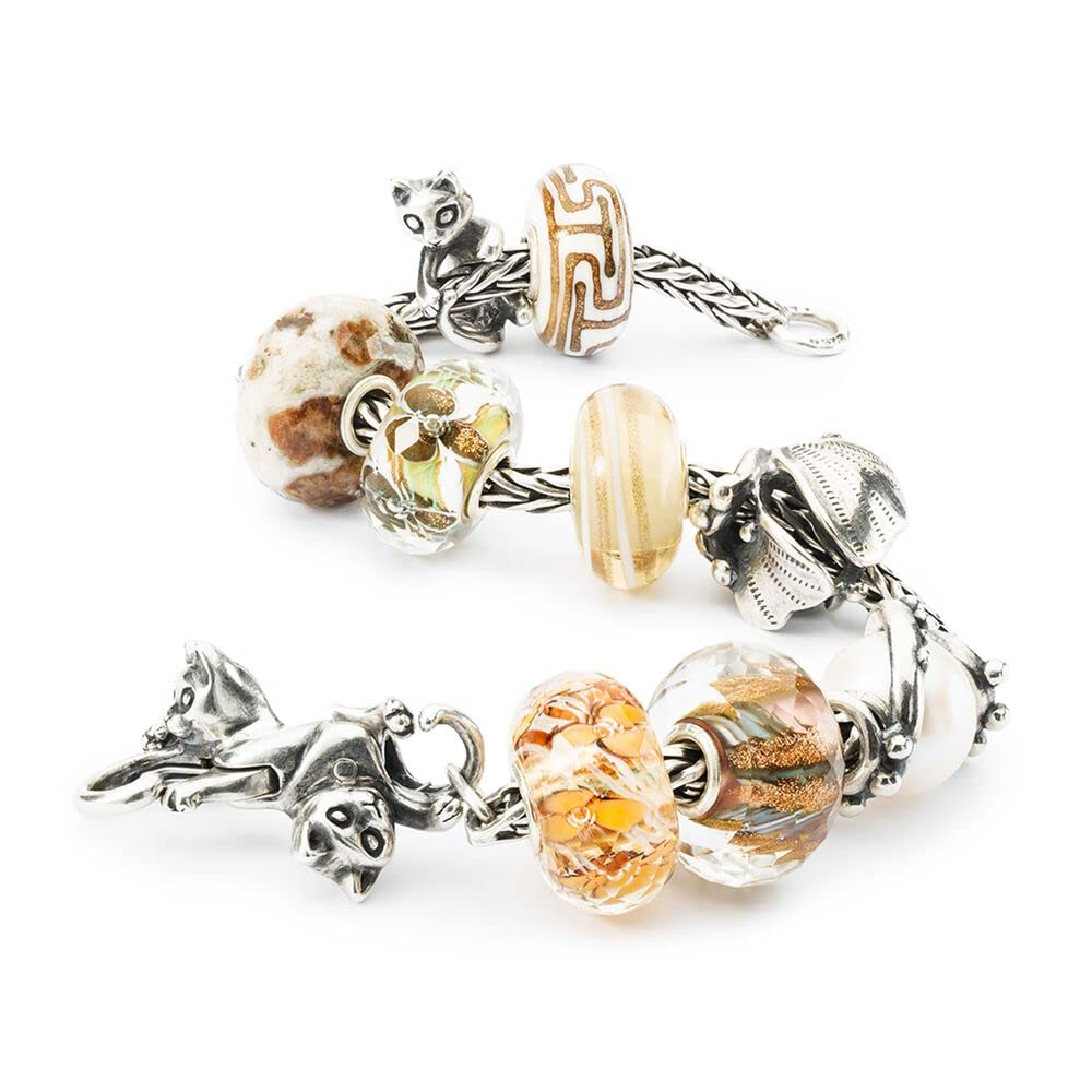 Trollbeads Abbracciare le gemme perla d'argento