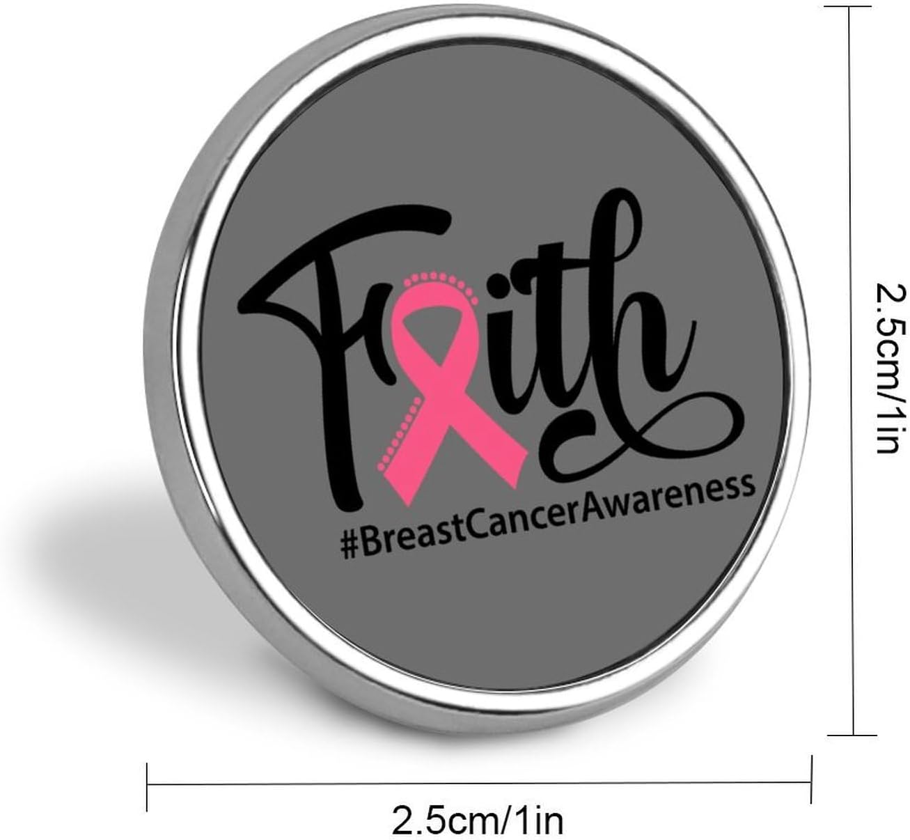 Pins Bulk Set Enamel Pins Awareness Of Breast Cancer Hope Love Faith Pins For Backpacks Pink Cancer Warrior Pink Ribbon Badge Pins Novelty Fight Cancer Pink Ribbon Warrior Pins For Backpack