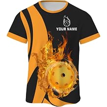 Custom Pickleball Shirts Personalized Pickleball Jersey with Name 3D Pickleball T-Shirts Short Sleeve Tee for Men Women