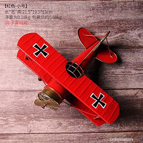 Petite Statue Avion Jaune Fer Cadeau Idéal pour Couples - 2