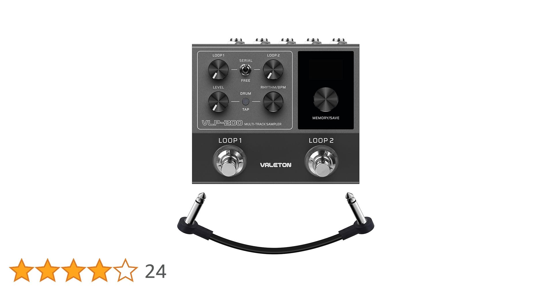 Amazon | Valeton ルーパーペダル デュアルトラックステレオ