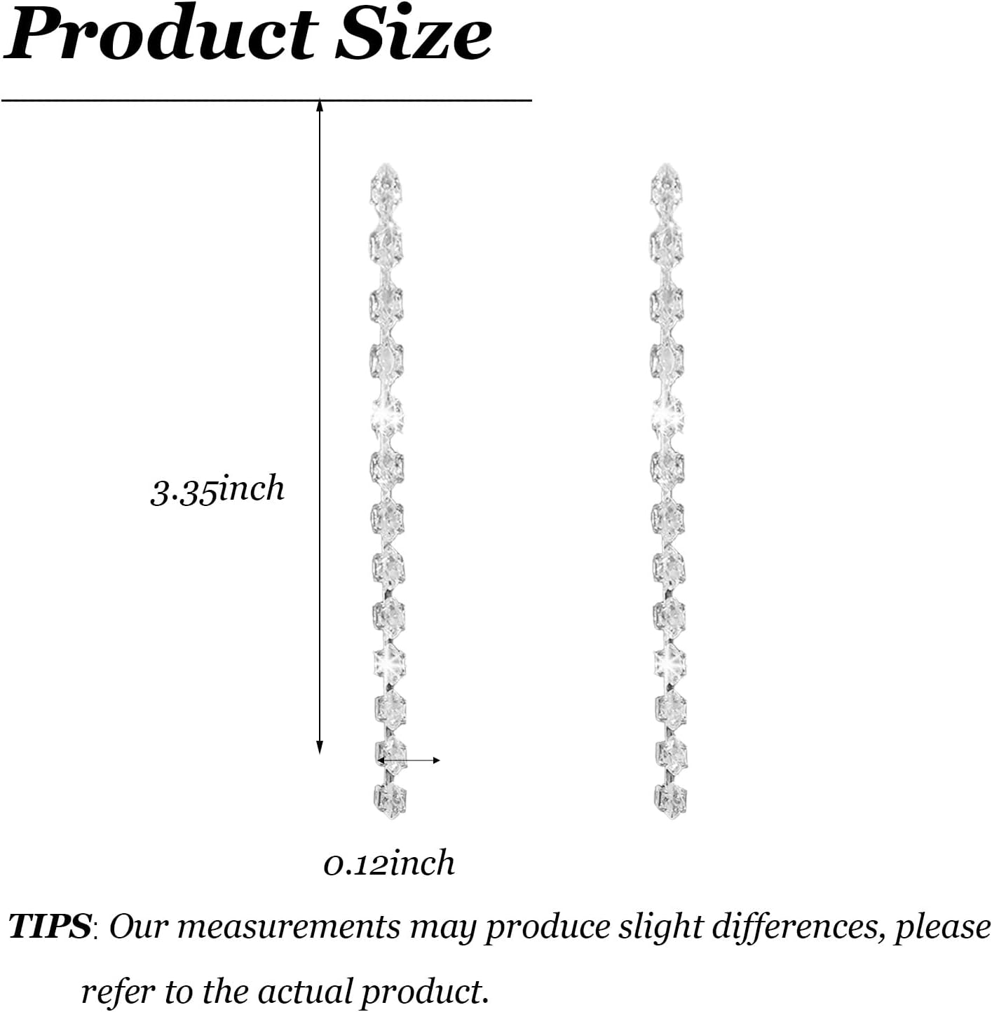 Silver Dangle Earrings for Women Cubic Zirconia Long Drop Earrings Prom Wedding Party Jewelry New Year Gifts - Image 6