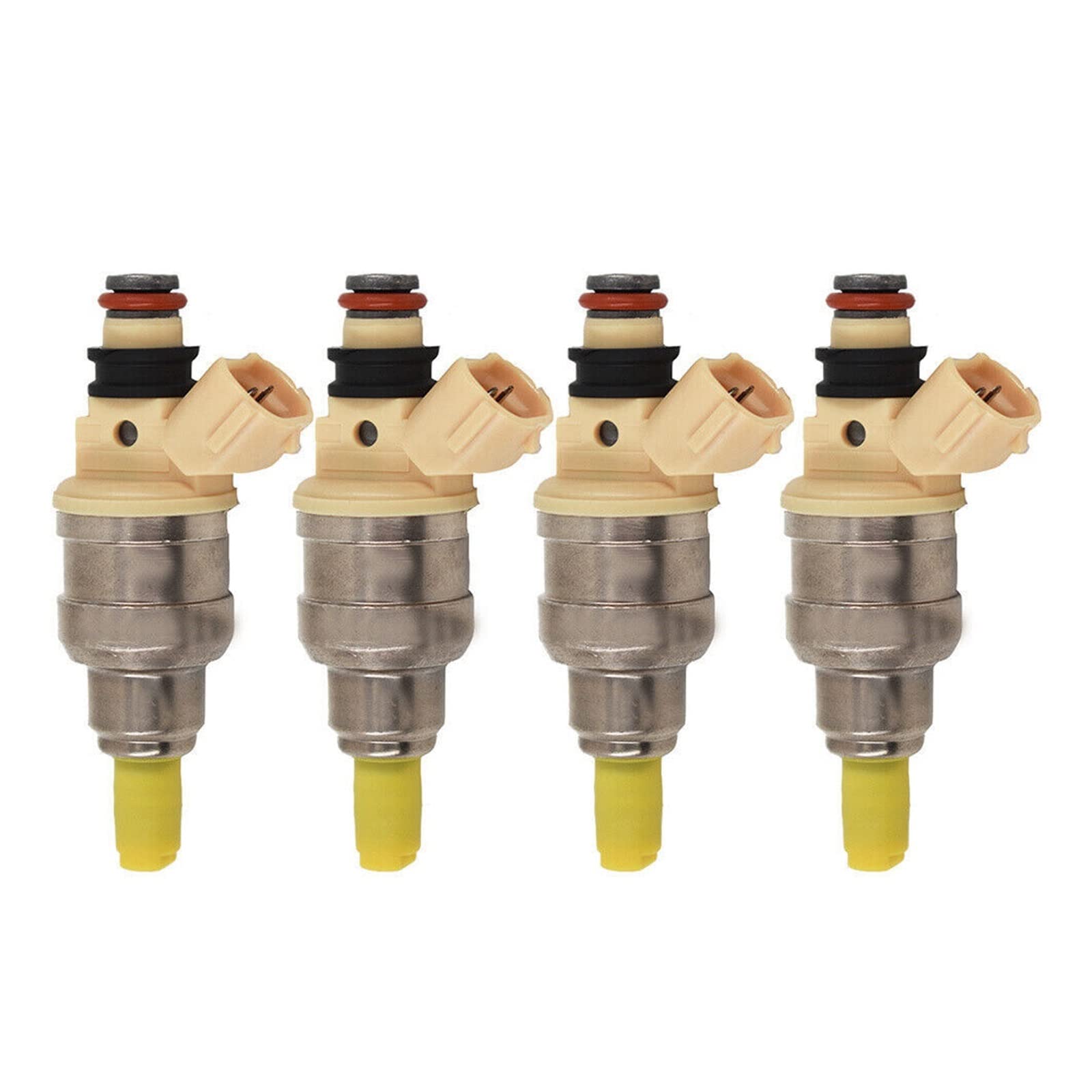 Injecteurs de carburant 4 pièces compatibles avec Suzuki 92-98 Sidekick Tracker X-90 96-98 1.6L INP-470 INP470 5710-58B00 195500-2400 96068643