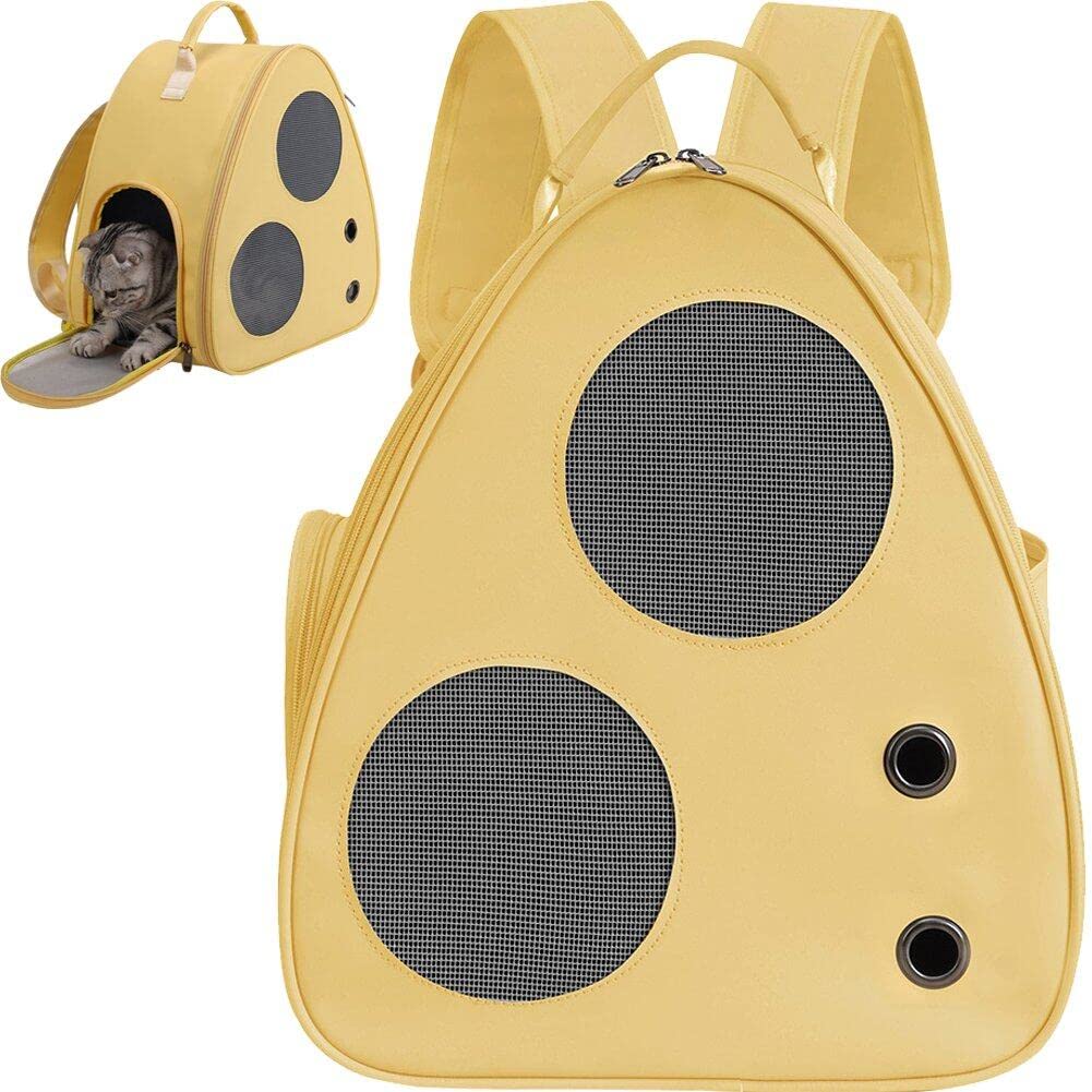 Sac à dos chat respirant grand volume transport chiot animaux plein air