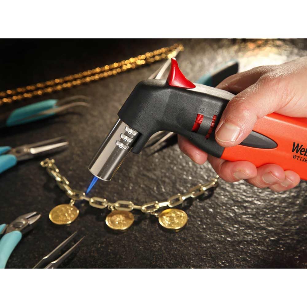 Weller WT13EU Quemador de Gas a Gas Butano con Encendido Piezoeléctrico