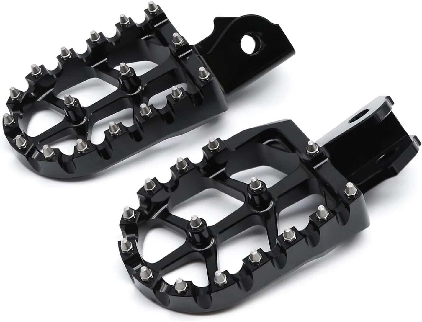 Motorcycle pedal Sur Ron Light Bee S/X X260 X160 Talaria Sting MX3 MX4 Talaria Motorcycle Pit Pivot Bike Sharp Teeth Footpegs(Black)