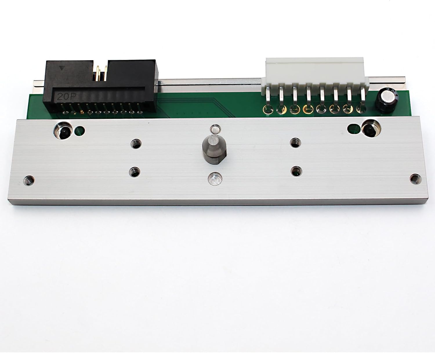 Bottom view of the GETPARTS 98-0600022-01LF printhead showing mounting points