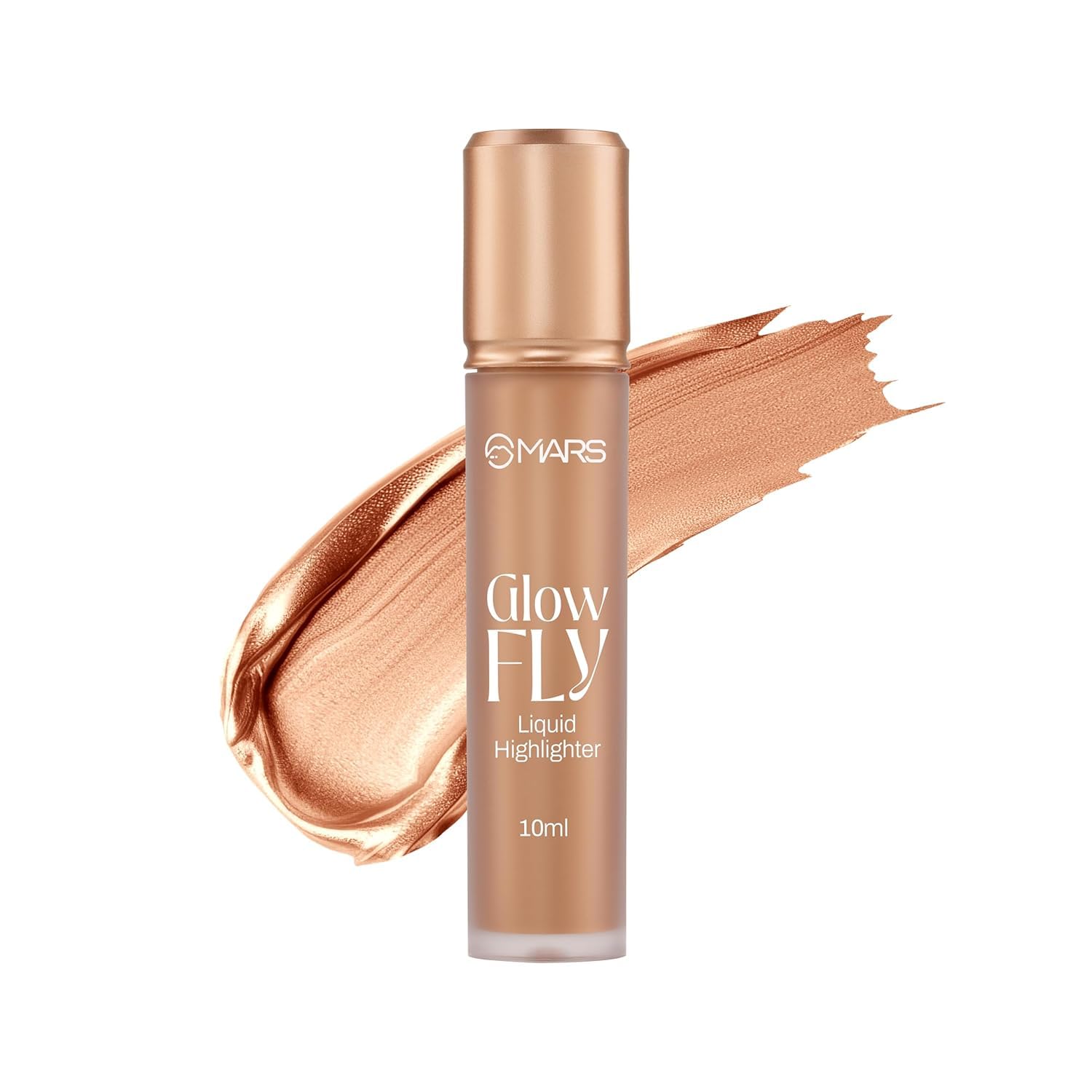 Glow Fly Liquid Highlighter (10 ml) (03-WINGED GOLD) | Enriched With Sunflower Seed Oil | Radiant Glow | No Chunky Particles | Light-Weight & Long-Lasting | Ultra Blendable Formula-image-13