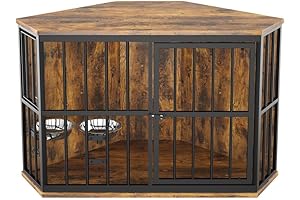 ROOMTEC 42 Inch Dog Crate Corner: The Perfect Pet Haven and Furniture Piece