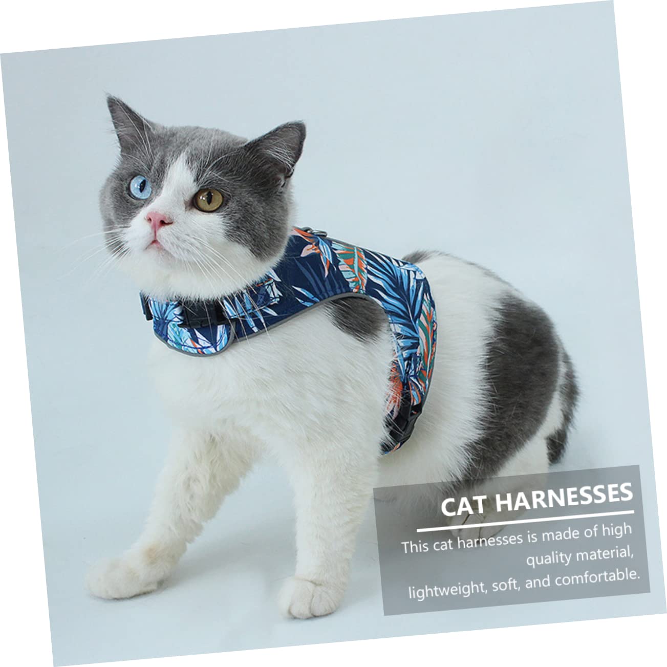 Yardwe 3sätze Reflective Cat with Leash Adjustable Breathable Mesh Vest for Kittens Escape and Comfortable for Outdoor Walks
