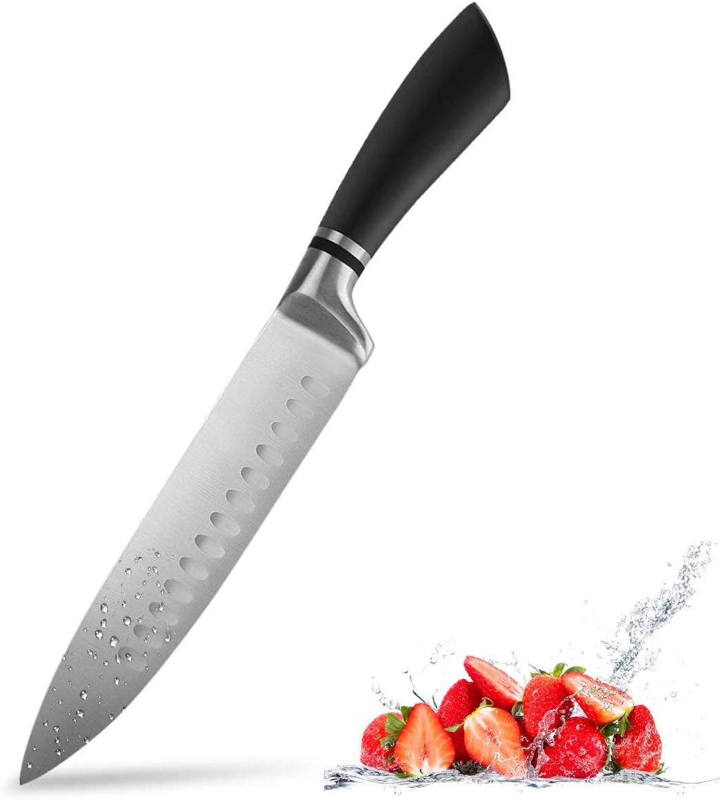 Chef Knife, Catnee Chef's Knife 8 inches, Kitchen Knife High Carbon - Ultra Sharp Stainless Steel Chef Knife for Home Kitchen and Restaurant