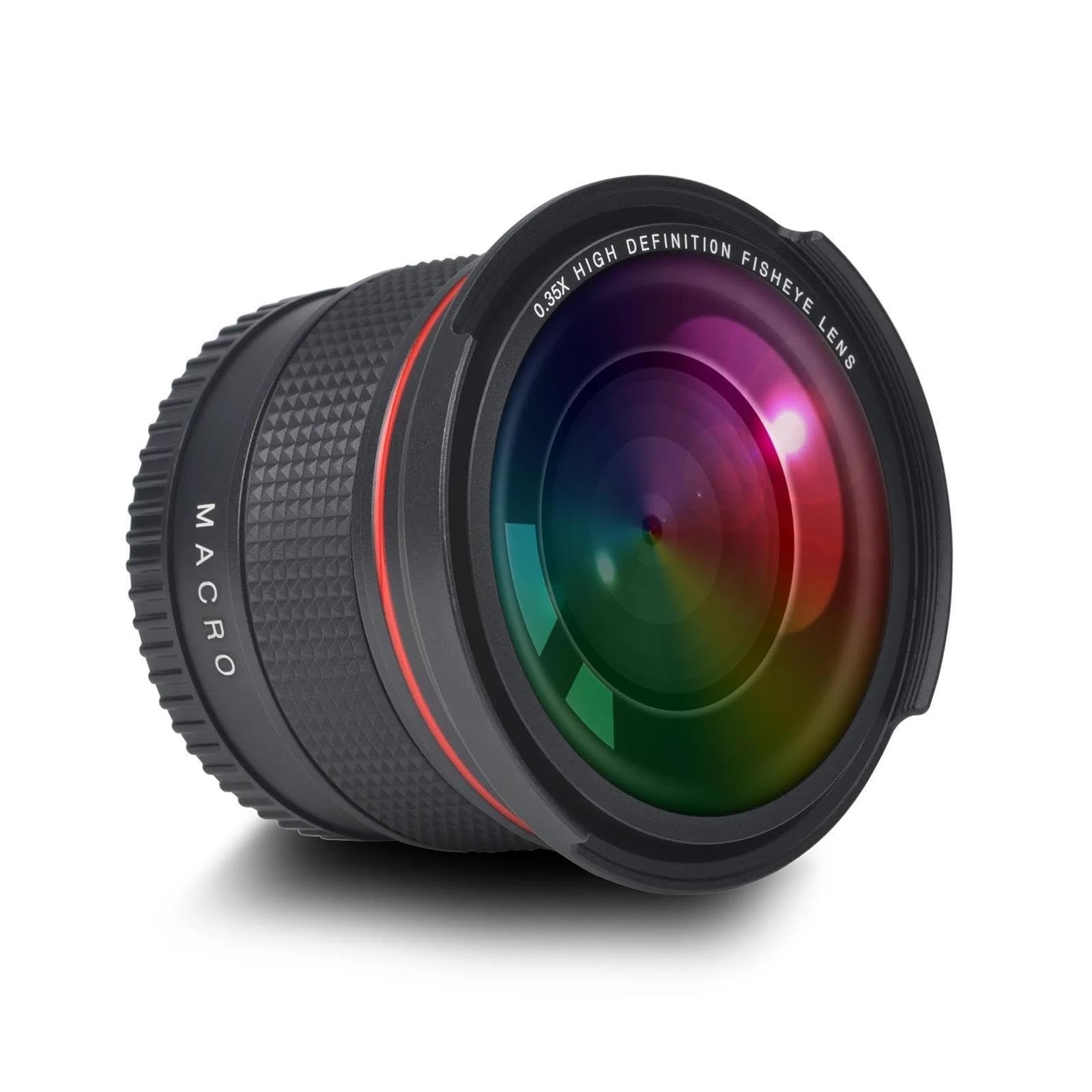 Obiettivo fisheye 0.35x, 52MM 55MM 58MM per Nikon D5200 D5100 D3500