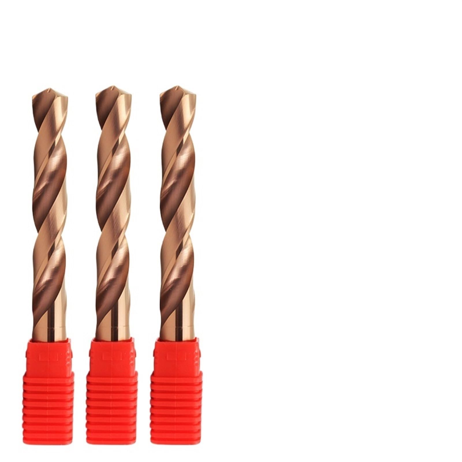 Foret hélicoïdal 3.1mm x 80mm à cannelure spirale pour perçage précis en lot de 3 pièces