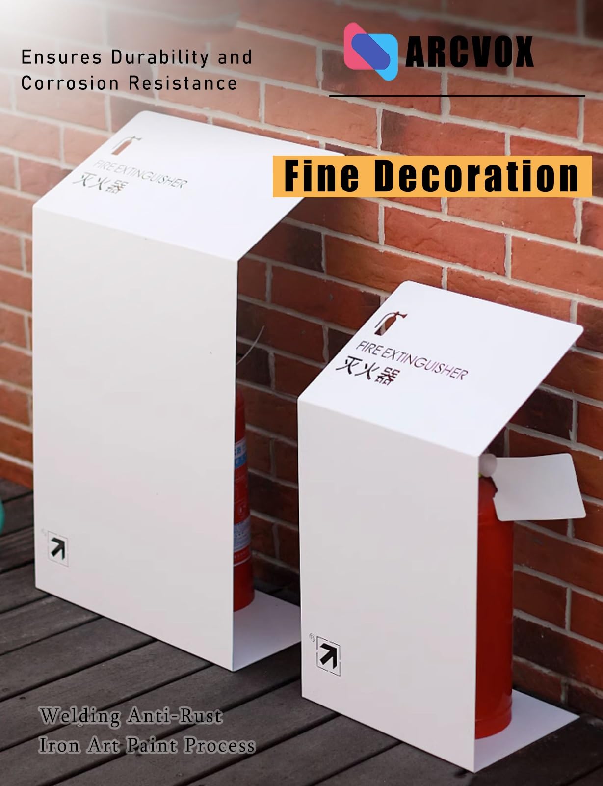 Armario para extintor, soporte de pie y soporte de montaje, funda protectora para extintores de incendios