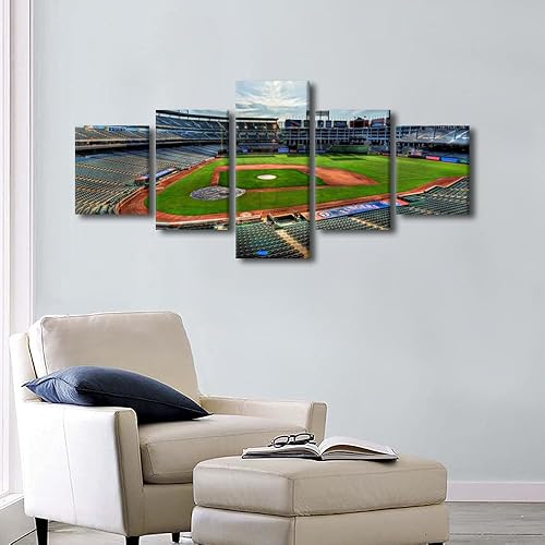 Miniatura 149 de Decoración de pared, lienzo para estadio deportivo de Estados Unidos, arte de pared moderno Fenway Park en Boston, arte de pared para oficina, sala