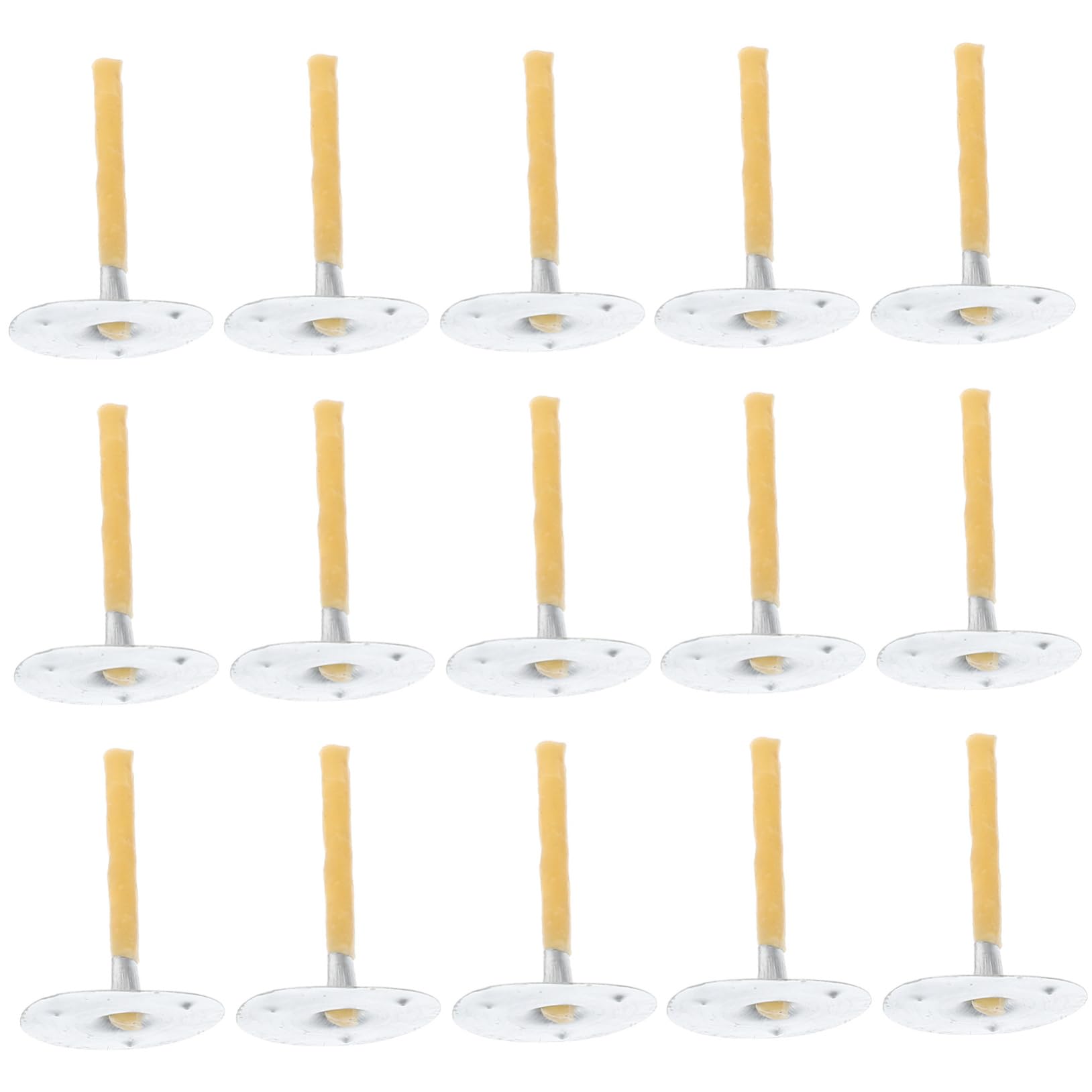 3 Set Di Stoppini Per Candele Per La Fabbricazione Di Candele Stoppini Per Candele Con Base in Metallo Forniture Per La Fabbricazione Di Candele 100 Pezzi * 3