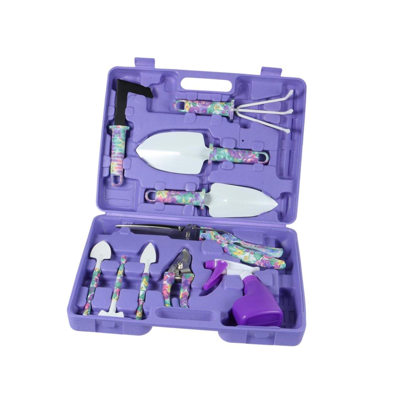 Ensemble De 10 Pièces Trousse à Outils De Jardin Outils De Jardinage pour Le Jardinage Outils pour Plantes en Pot Mallette De Rangement pour Outils De Jardin Impression Suite