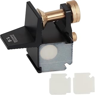 Holzbearbeitung Magnet Schwalbenschwanz, 20mm Schwalbenschwanz-Führungslehre aus Aluminiumlegierung, 5-26mm Klemmmaterialstärkebereich, für Woodworking DIY-Arbeit (1: 6)