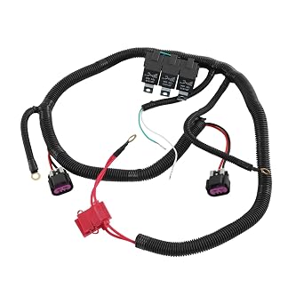 Electric Dual Fan Upgrade Wiring Harness Kit Compatible with 19992006 GM ECU Control Cooling Fan Wire Harness Replace 7L5533A226T