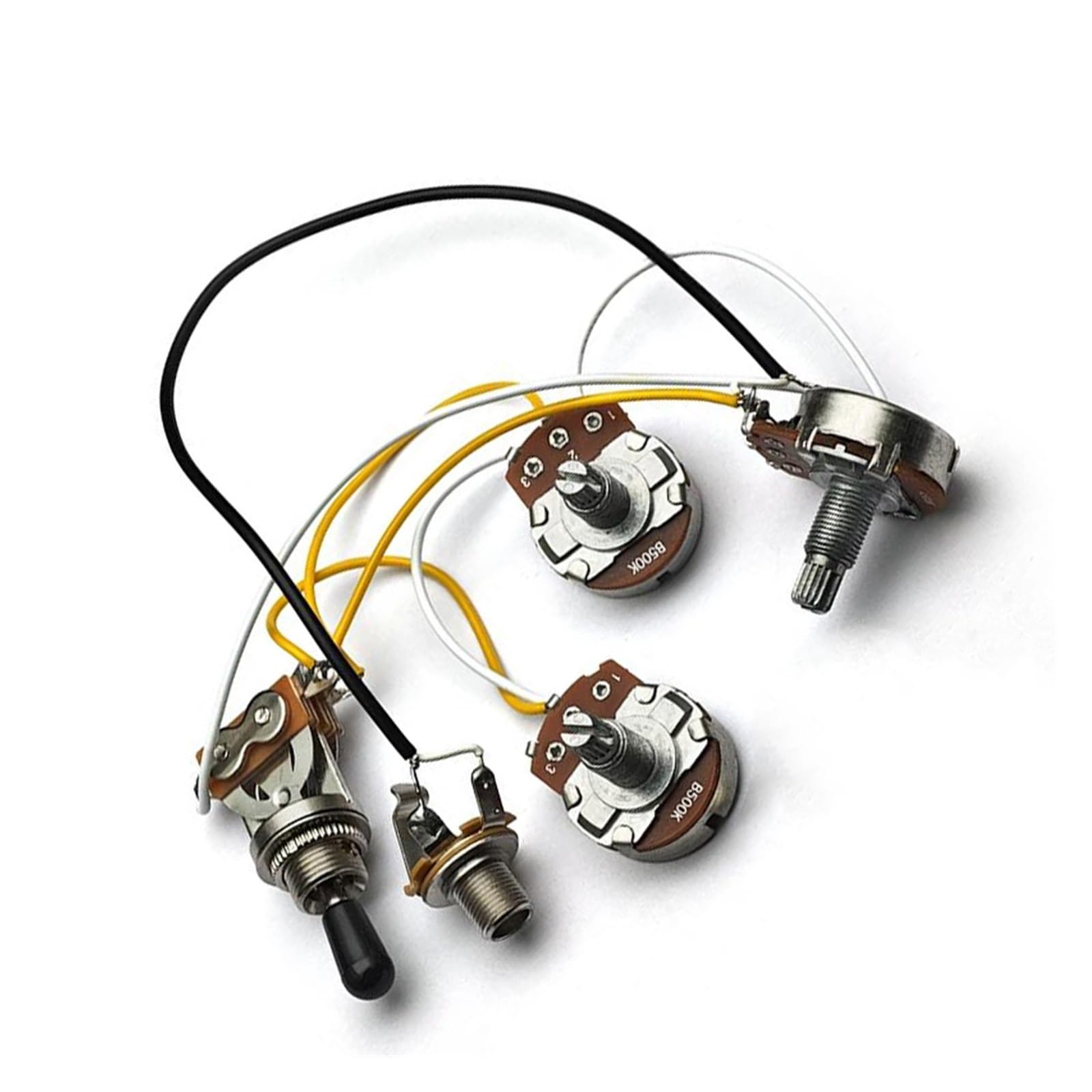 Kit De Cableado De Guitarra Con Arnés Precableado Potenciómetro De 500K Salida De 3 Posiciones | Arnés de guitarra