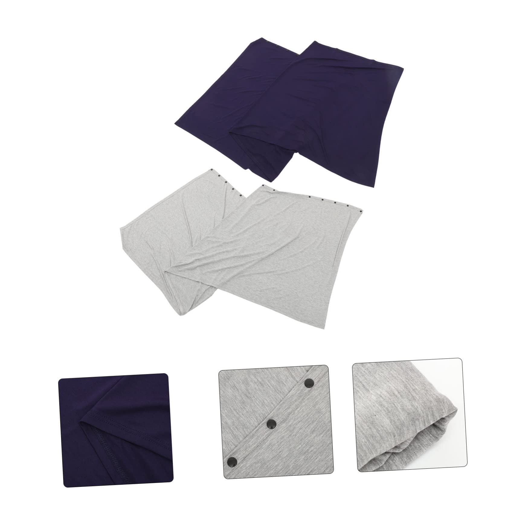 KOMBIUDA 2piezas De Lactancia De Algodón Bufanda Poncho Para Lactancia Cubre Carriola