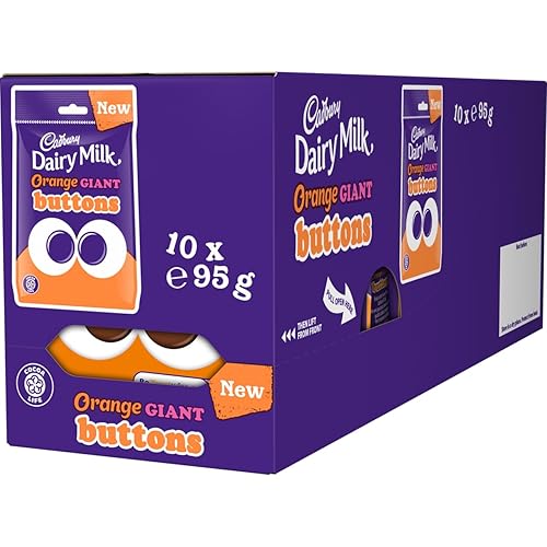 Miniatura 4 de Cadbury Leche Lechera Naranja Botones Gigantes Chocolate Bolsa 3.88 oz