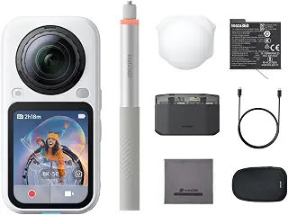 Insta360 X6 エッセンシャルキット 8K 360度カメラ 1/1.1インチセンサー AI編集 140分撮影 アクションカメラ 防水