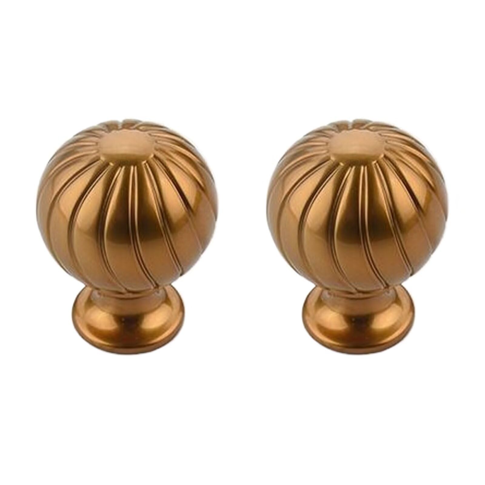 TYYCKJ 2 Pack 24mm Cabinet Knobs Single Hole Drawer Pulls Round Kitchen Knob Dresser Handles and Pull for Bedroom Bathroom Wardrobe Cupboard Closet Door Hardware Handle