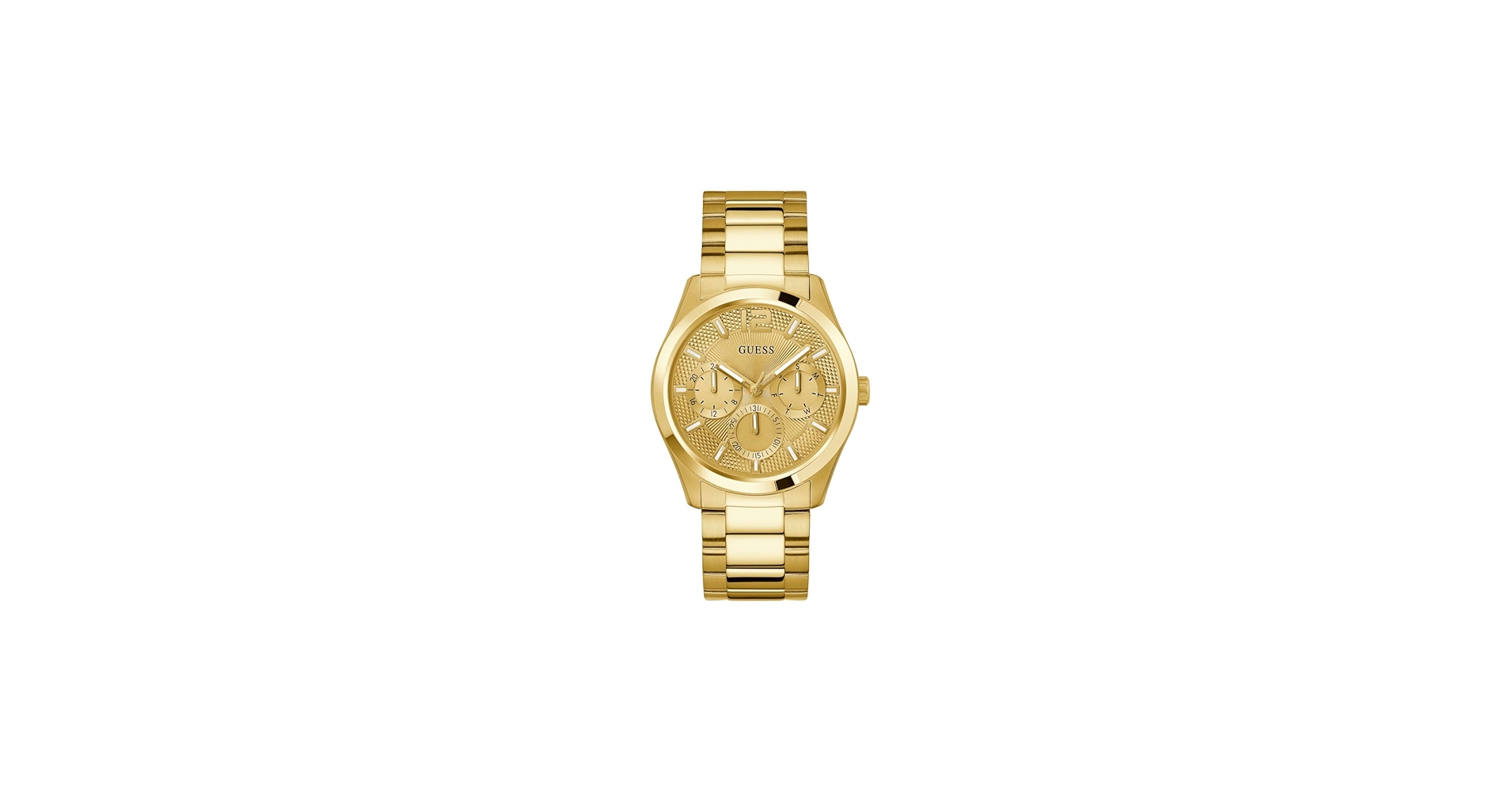Amazon.com: GUESS Men's 42mm Watch - Gold-Tone Bracelet