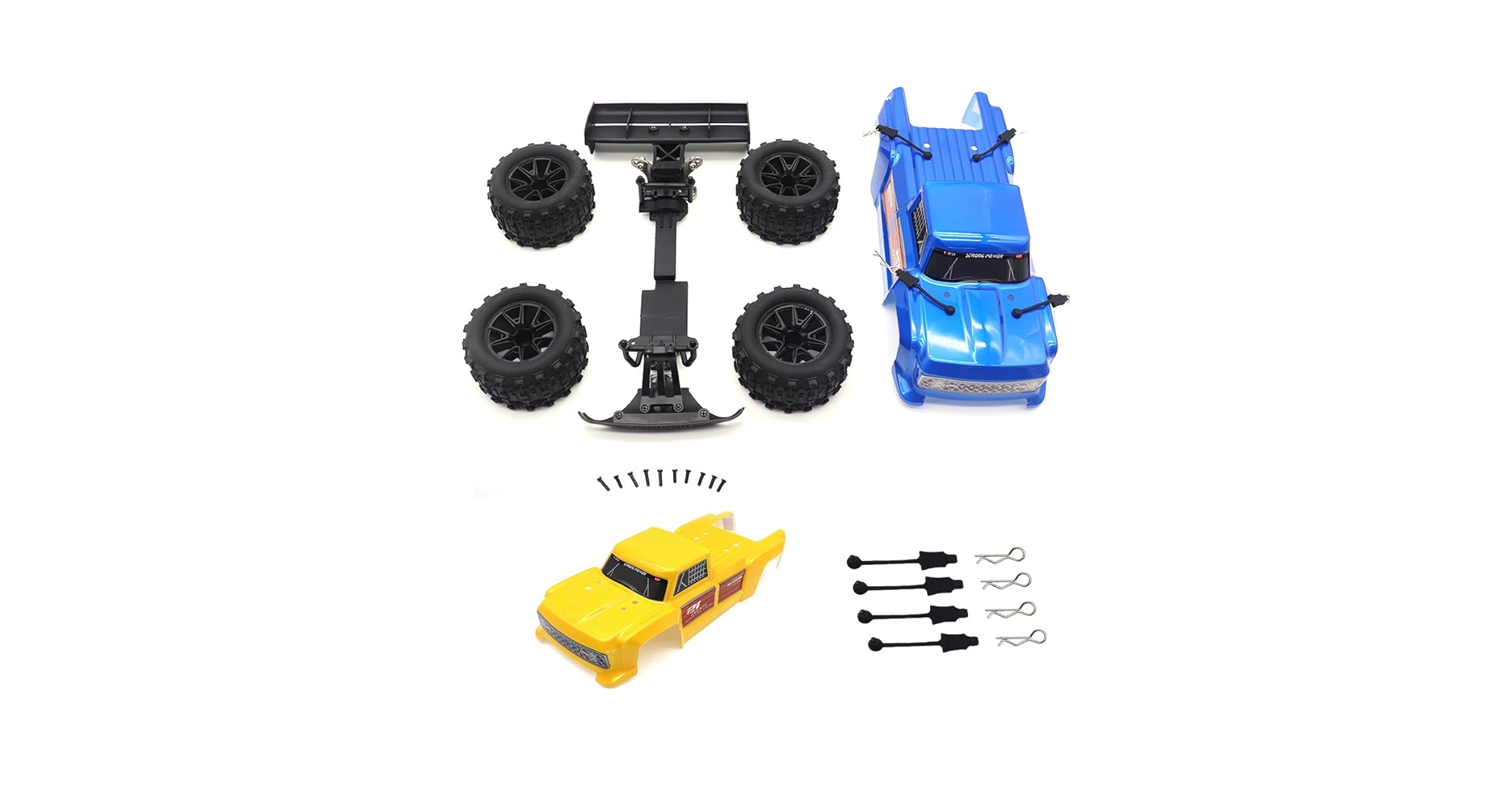 TINYKLASH Cranking Custom クリアブルー Amazon.com: Zeyoking Custom Monster Truck Body Shell Kit for