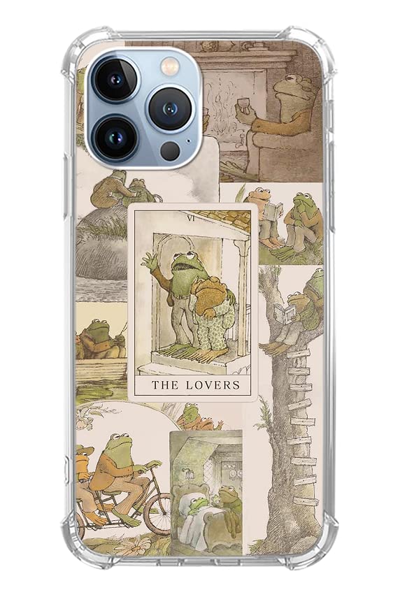 Coque iPhone 14 Pro Max grenouille coque The Lovers pour embellir votre look d'été