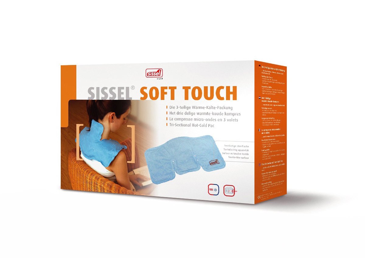 SISSEL Warm-Kalt-Kissen Soft Touch, 3 teilig, blau 1111 Einheitsgröße