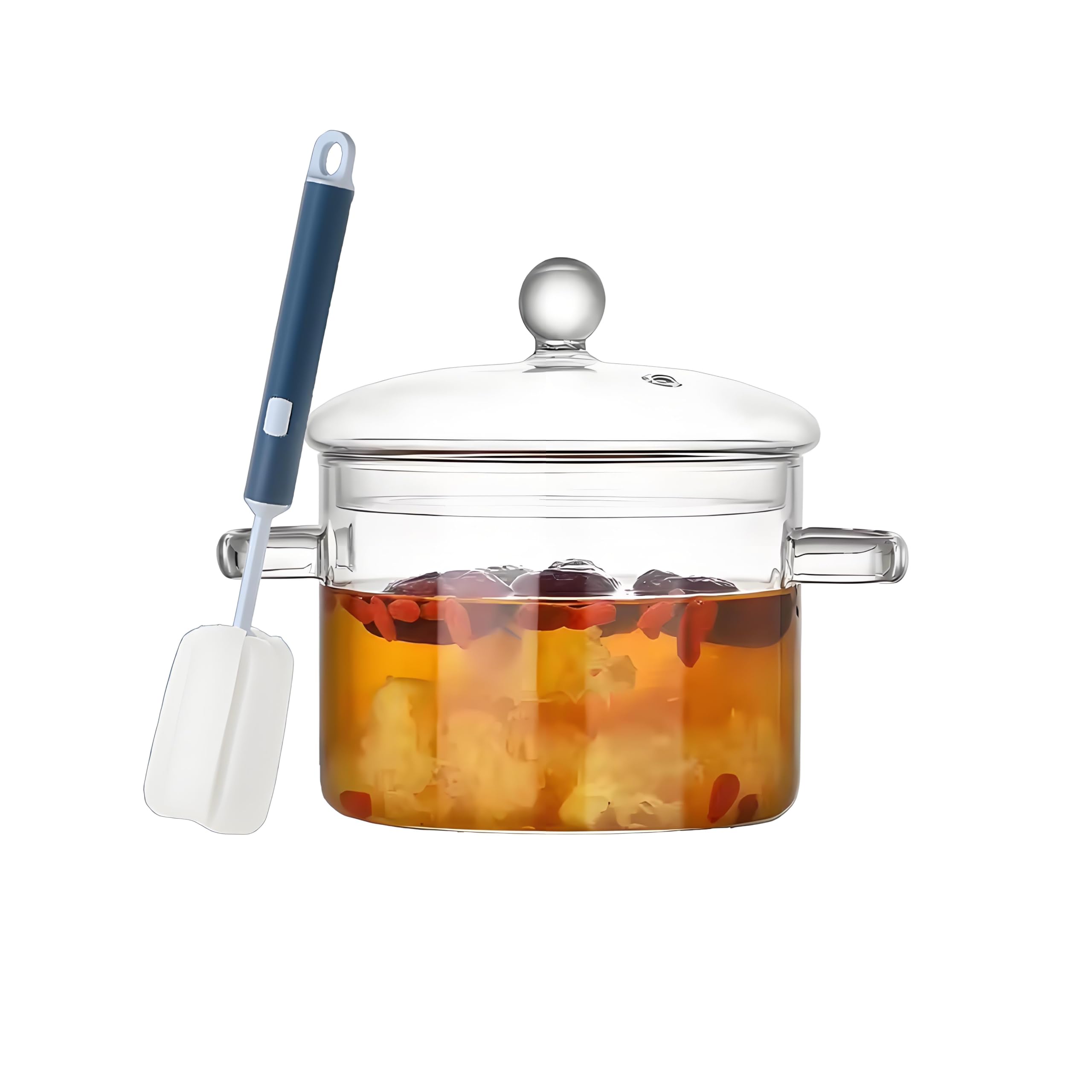 hvominxs 1.5L Glass Saucepan