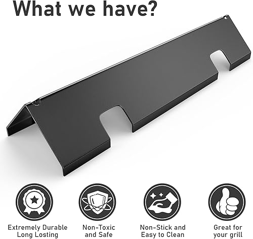 Vista 49 de Uniflasy Barras aromatizantes 7537 7536 de 22.5 pulgadas para Weber Spirit 300, E310, E320, Genesis Silver B C, Genesis Silver Gold B C, Platinum B