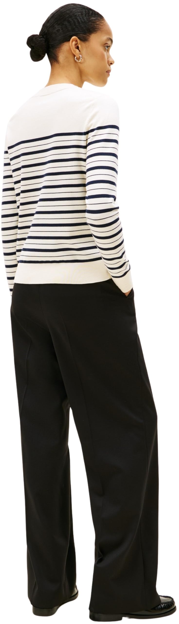 Tommy Hilfiger Jersey Mujer Jersey Fine con Cuello Redondo