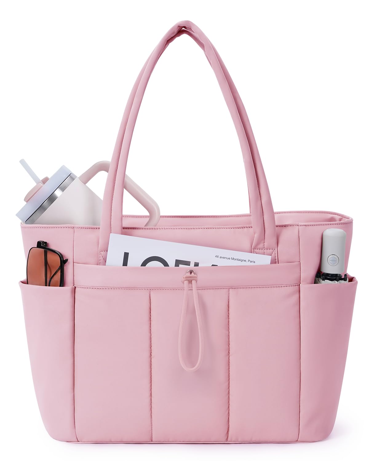 Wandering Nature Tote Bag for Women, Puffy Handbags for Work, Travel, Nurse