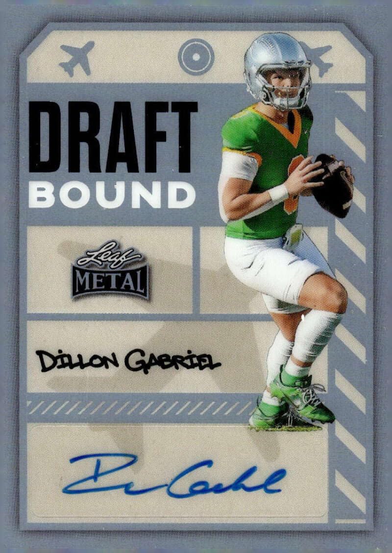 DILLON GABRIEL RC AUTO 2025 Leaf Metal Collection Autograph Draft Bound 14/31 Browns NM-MT Football