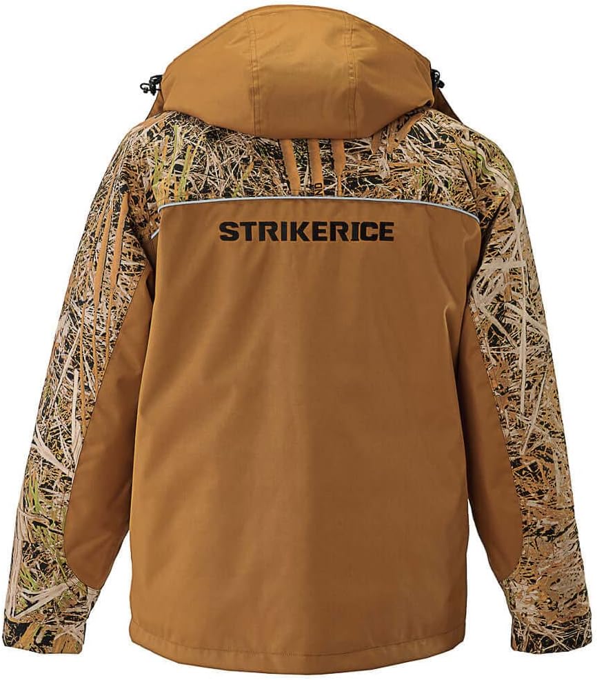 Striker Men's Cold Weather Durable Windproof Water-Resistant Breathable Outdoor Fishing Trekker Jacket with Removable Hood - Image 3