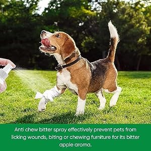 Bitter Spray for Dogs to Stop Chewing, No Chew Spray for Puppies & Dogs, Effective Dogs Behavior Training Aids, Protect Your Furniture and Prevents Dogs from Biting Bitter Spray for Dogs to Stop Chewing, No Chew Spray for Puppies & Dogs, Effective Dogs Behavior Training Aids, Protect Your Furniture and Prevents Dogs from Biting