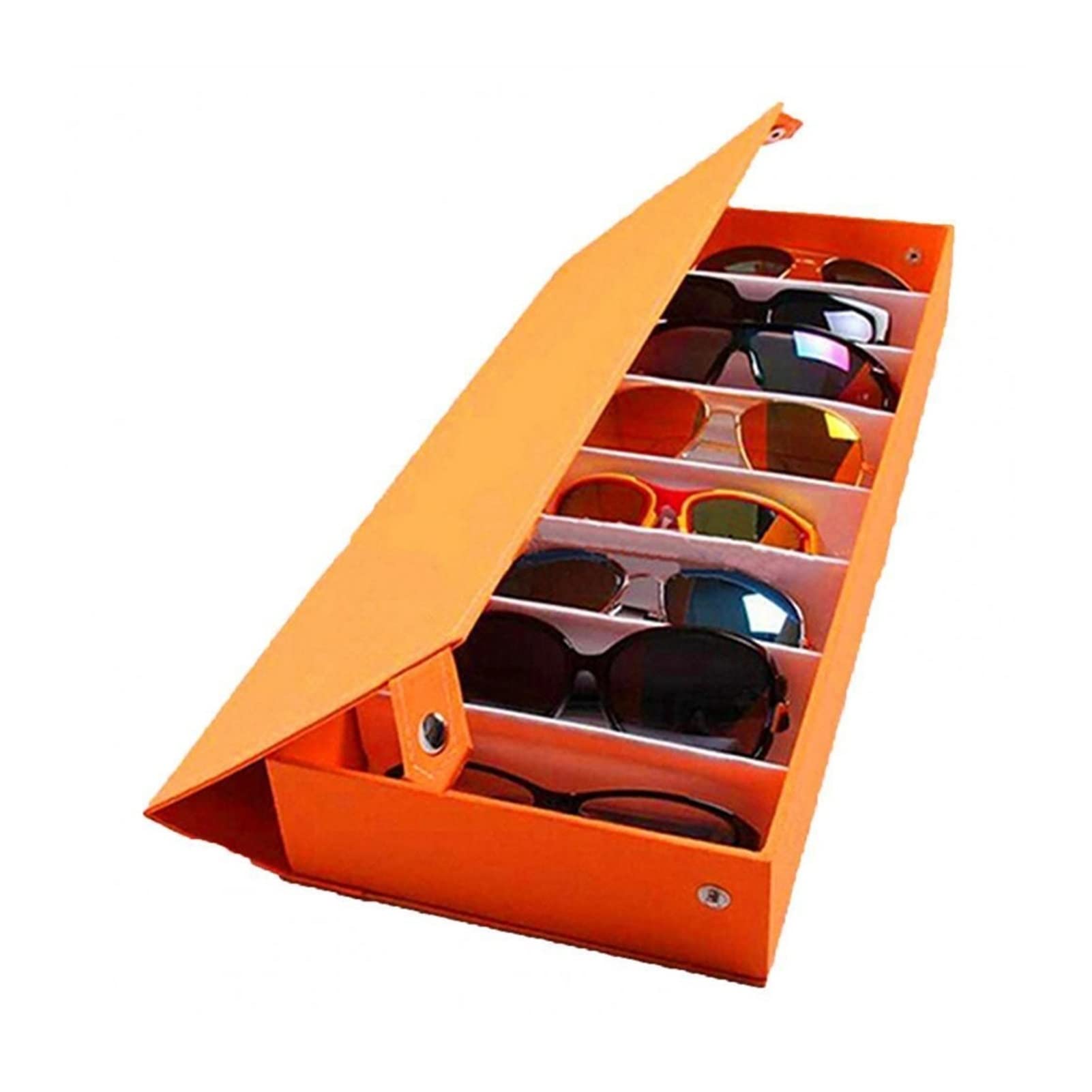 Espositore per Occhiali da Sole 8 Grid occhiali da sole occhiali da stoccaggio custodia for gli occhiali da vista display abbigliamento cereale scatola di stoccaggio custodia for custodia for gioielli
