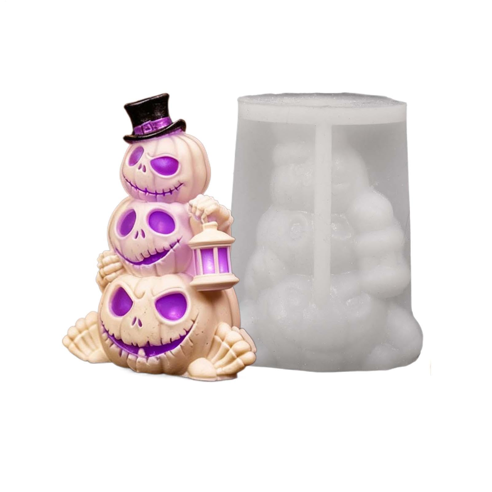 Moldes de silicona para Halloween tridimensionales ideales para fiestas y aulas