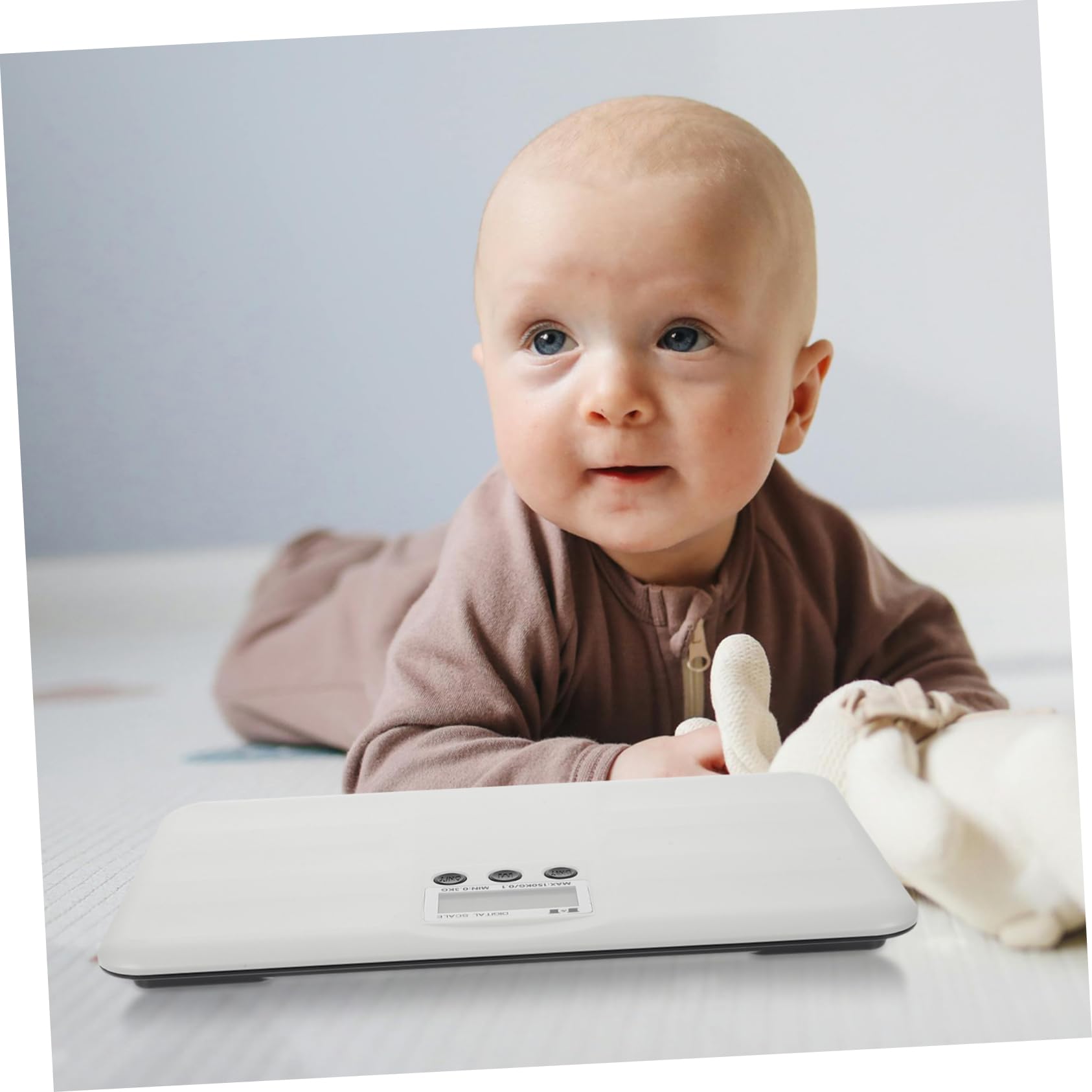 ERINGOGO Bilancia Elettronica Digitale Design Sottile Classico Capacità 150kg, Schermo Lcd Grande, Materiale Plastico, senza Batterie per Animali Domestici e Ragazzo Ragazza per Uso
