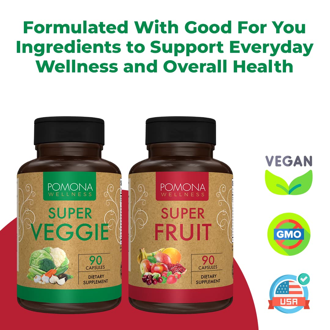 Amazon.com: Pomona Wellness Super Fruits and Super Veggies - Whole