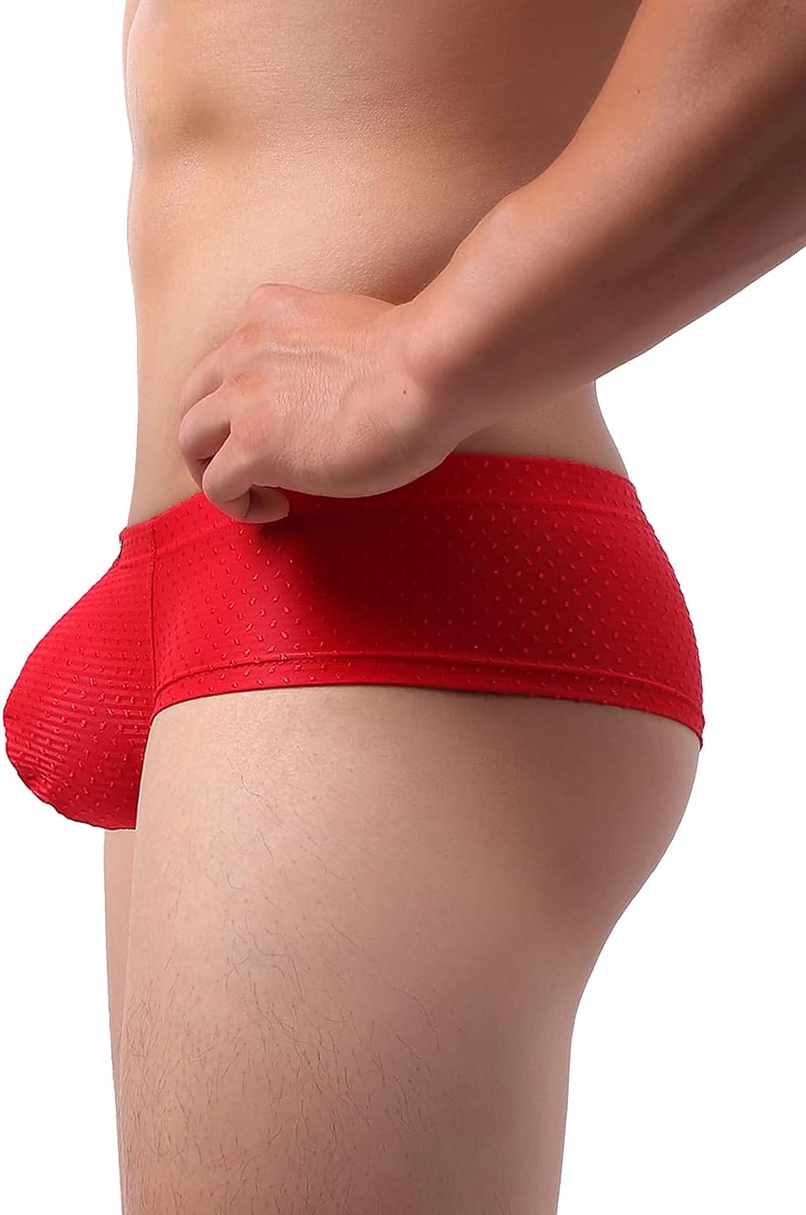 iKingsky Men's Cheeky Boxer Sexy Brazilian Back Mens Underwear Low Rise Mini Cheek Thong Underpanties for Men - Image 5